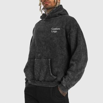 Black Faded Hoodie