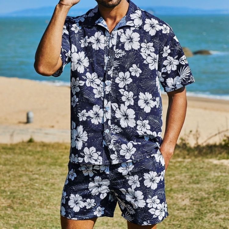 Men’s Beach Patterned Sets | Beach Outfits | Summer Outfits | Neohope ...
