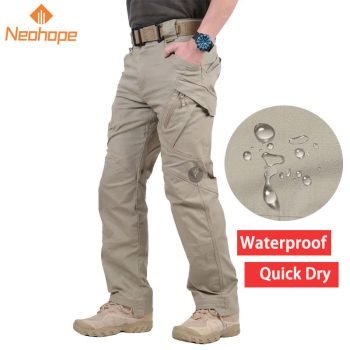 Custom Waterproof Elastic Hiking Hunting Mens Outdoor Pants