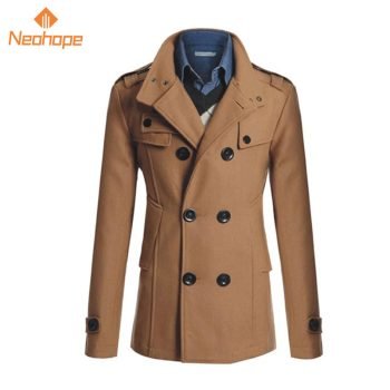 Custom Men's Casual Jacket Trench Coat